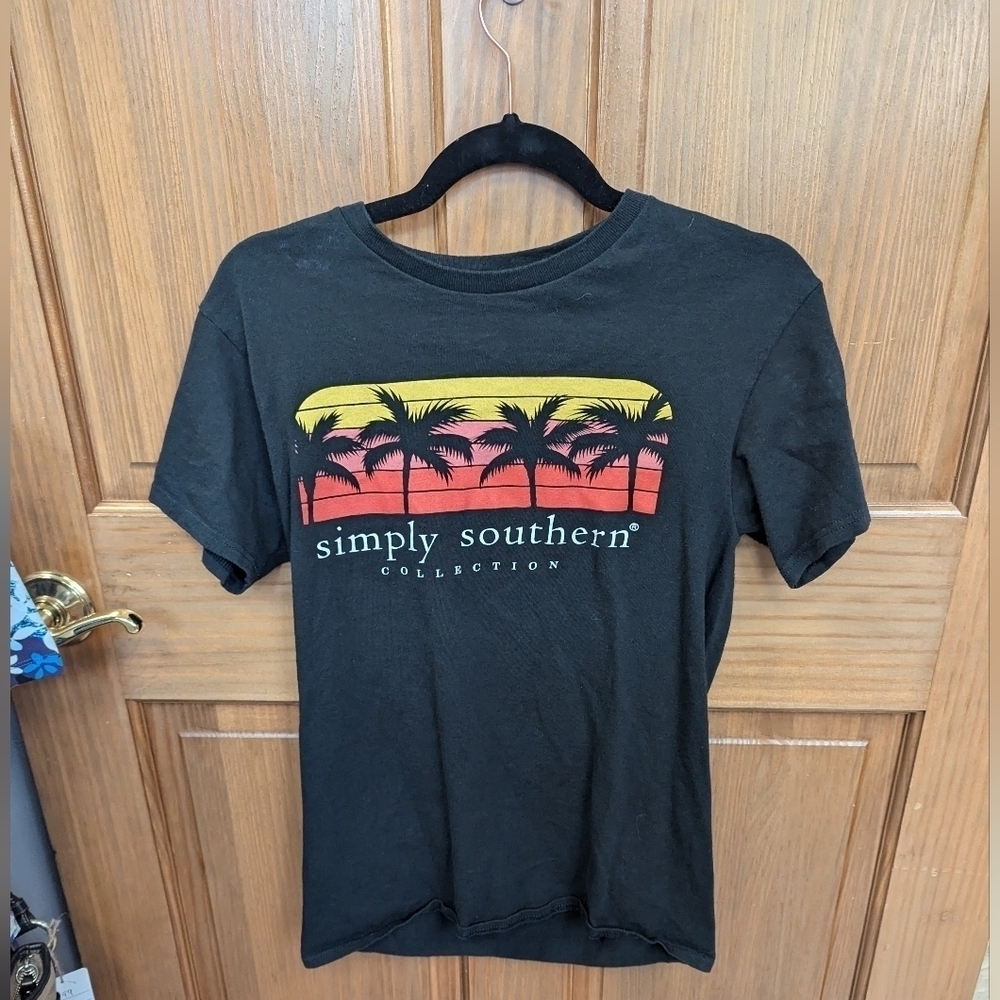 Simply southern black Tshirt size S